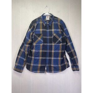 Levi's Plaid Shirt Men‎ XL  Blue Western Classiccore Corpcore Careerwear